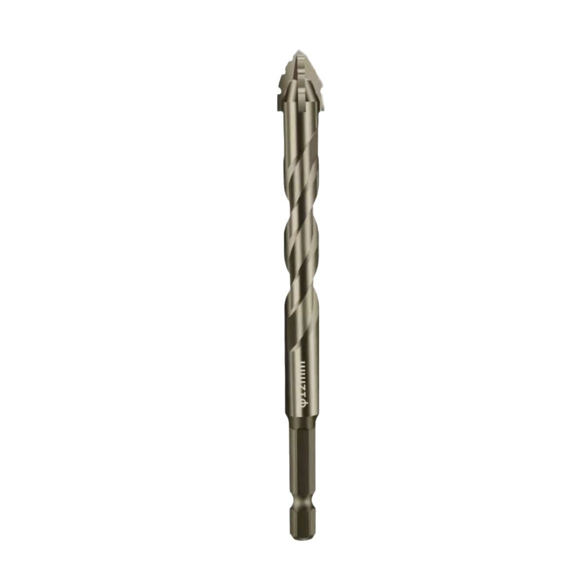 The new upgraded four-edge sawtooth eccentric drill is a perfect dry-drilling tool for all tiles, cast iron and concrete hexagonal drill bits Item Picture