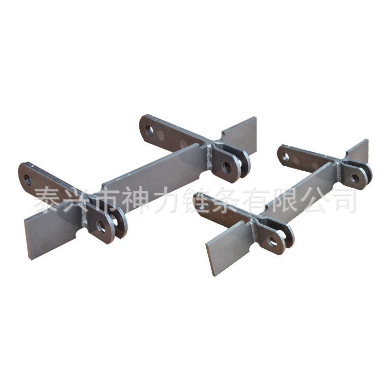 The manufacturer supplies double-row die-forged chains for scraper conveyors, 304/316 stainless steel industrial transmission chains Item Picture