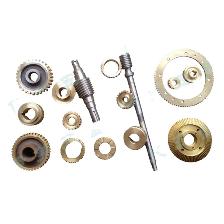 Worm gear processing sewing head machine, worm gear sock machine, 94 copper wear-resistant worm gear, 2 pieces per set, transmission parts manufacturer, turbine Item Picture