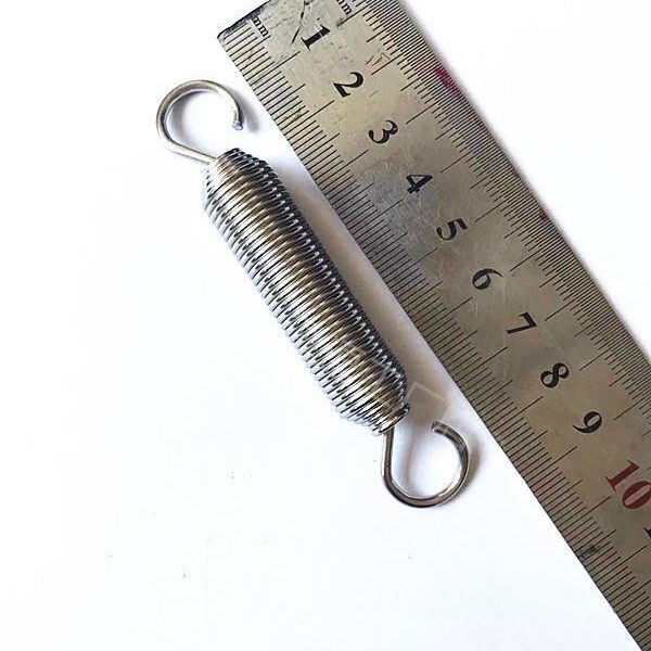 Spring tension spring, belt hook, universal spring, live hook, movable hook, tension spring, stainless steel live hook tension spring Specification drawing