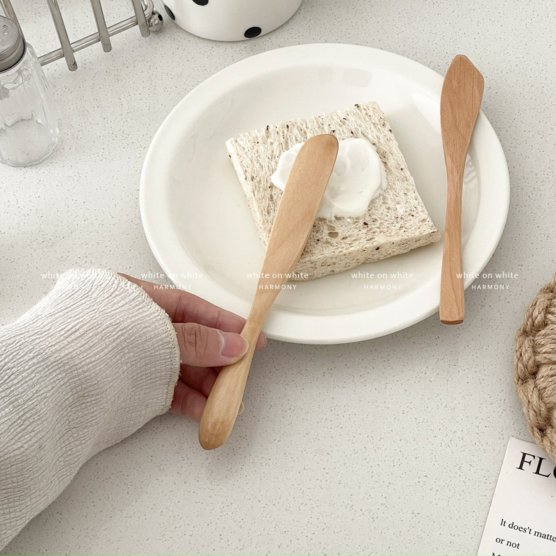 Wooden butter knife, spatula, toast spread knife, cheese knife, cheese spatula, spread tool, jam spreading knife details Picture