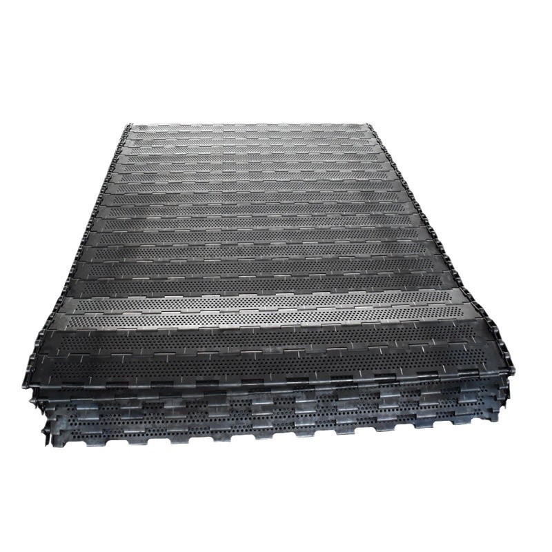 Stainless steel chain plate 304, medicinal materials, tea, food drying chain plate, vegetable cleaning production line, industrial perforated chain plate Item Picture