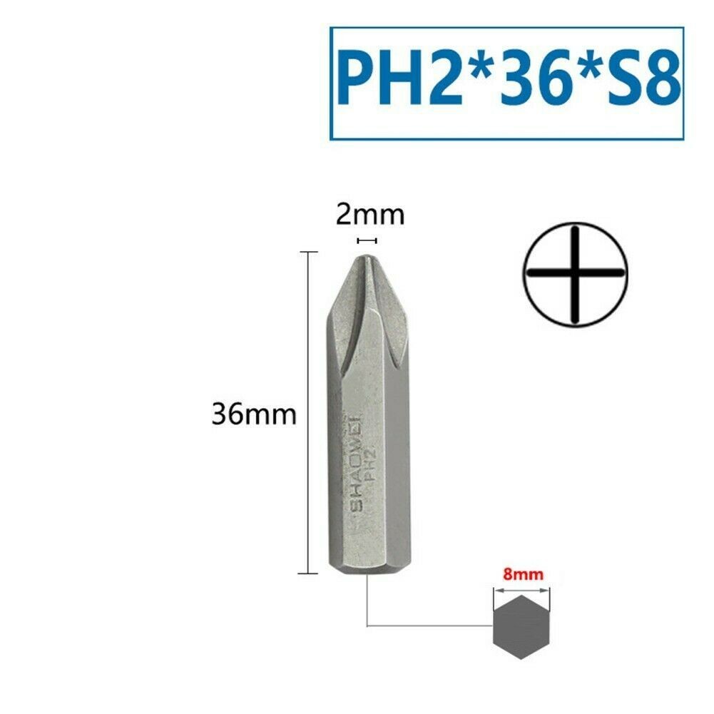 Four pieces of Japanese industrial standard accessories for impact screwdriver heads, JIS PH2 PH3 Application Scenario