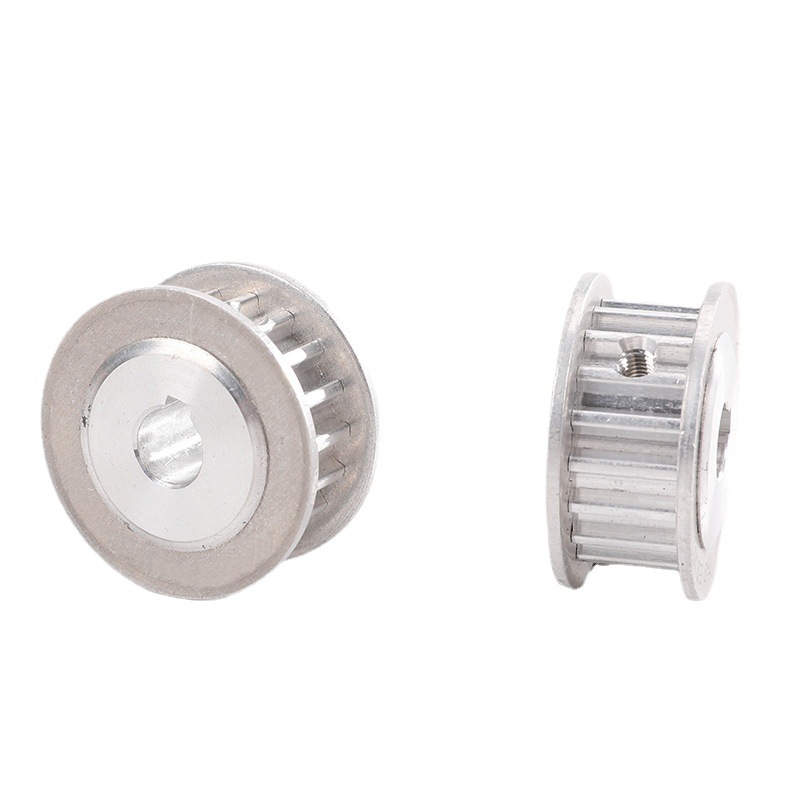 Custom-made multi-axis transmission S8M type synchronous pulley with flange, custom-made aluminum pulley Item Picture