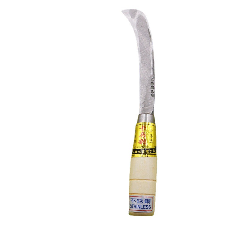 Kamali medium-sized stainless steel pineapple knife, banana knife, fruit knife, small curved knife, street stall products Item Picture