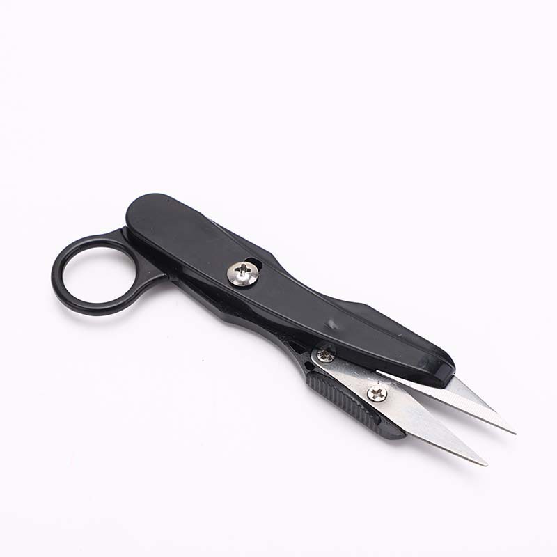 800 White plastic-handled yarn shears, high-quality high-carbon tool steel spring yarn shears, durable Application Scenario