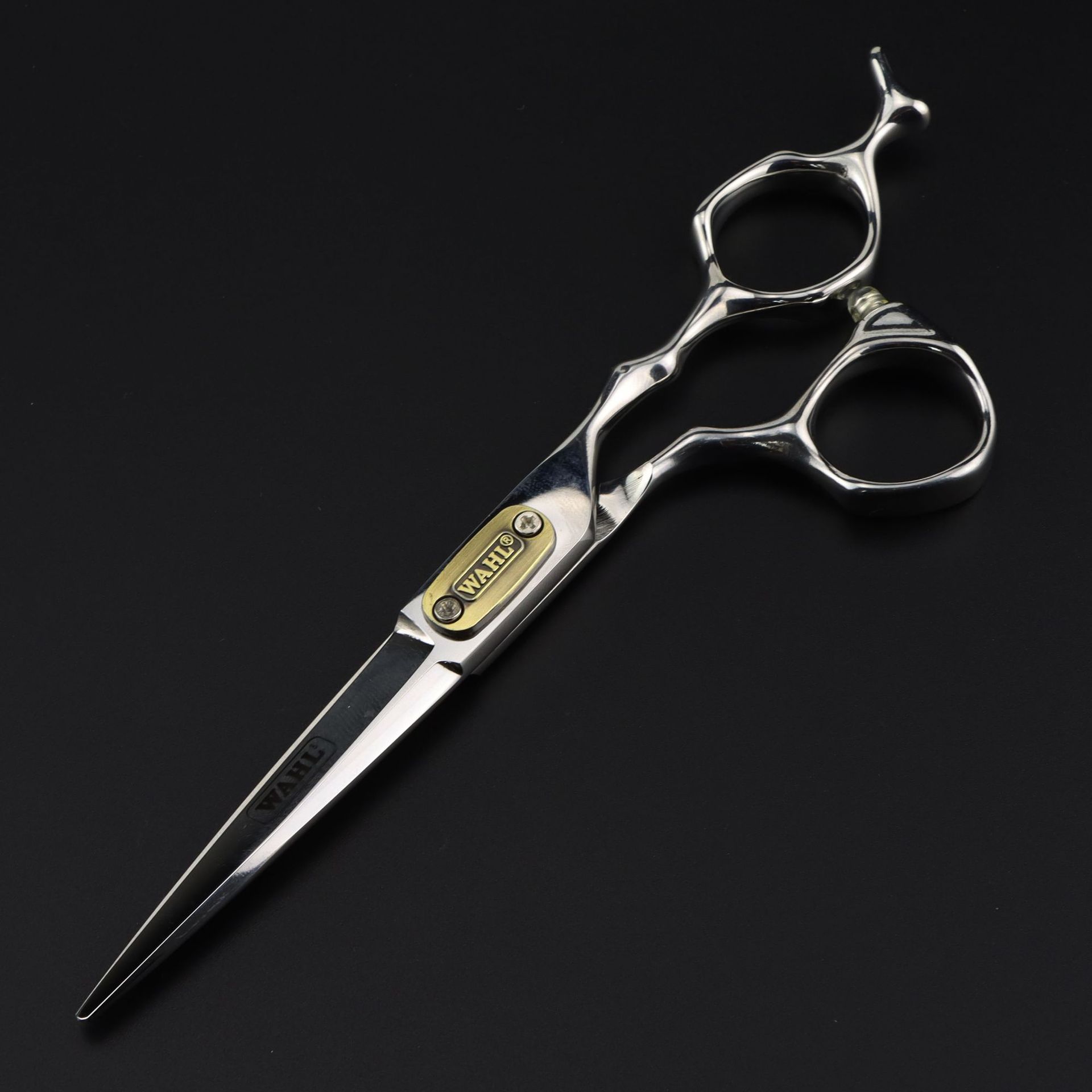German Leopard-style Wahl bright bench handle hair scissors, hair clippers, flat clippers, bangs clippers, tooth clippers, thin clippers undefined