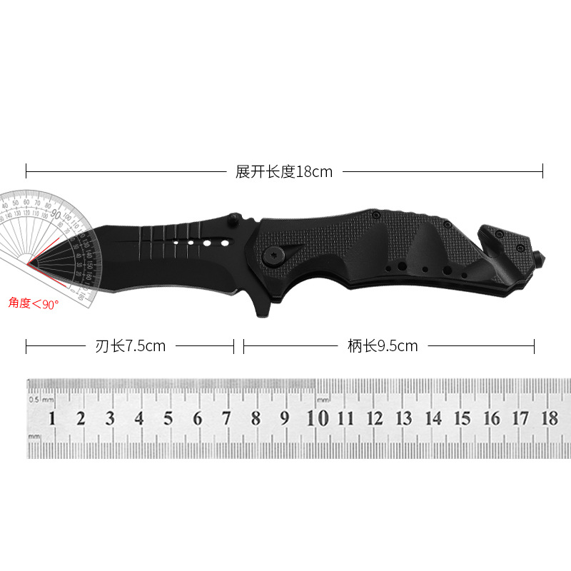 Outdoor folding knife, multi-functional small knife, sharp and hard, camping portable folding knife, portable and durable tactical knife Application Scenario