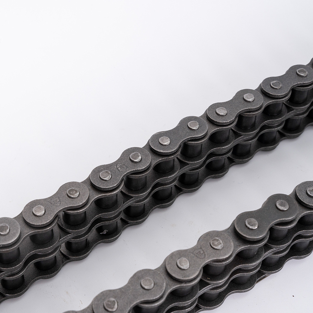 Industrial transmission chains 12A1 inch, 16A3 size, 06B size, 08B size, 5 size, 10A size, single row and double row are in stock and available for wholesale Specification drawing