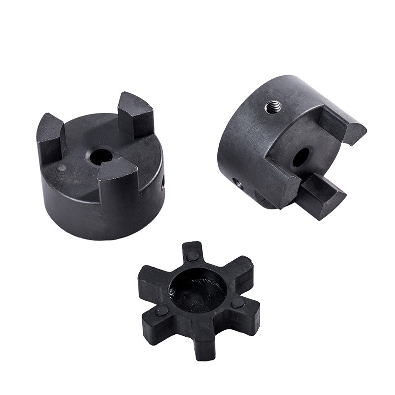 Factory direct supply L-type three-jaw powder metallurgy coupling JAW elastic coupling, complete range of models Item Picture