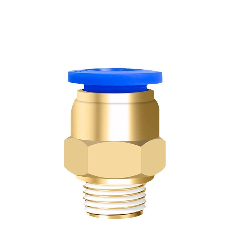 Straight-through threaded air pipe pneumatic quick connector PC4/6/8/10/12/16-M5/01/02/03/04 Item Picture