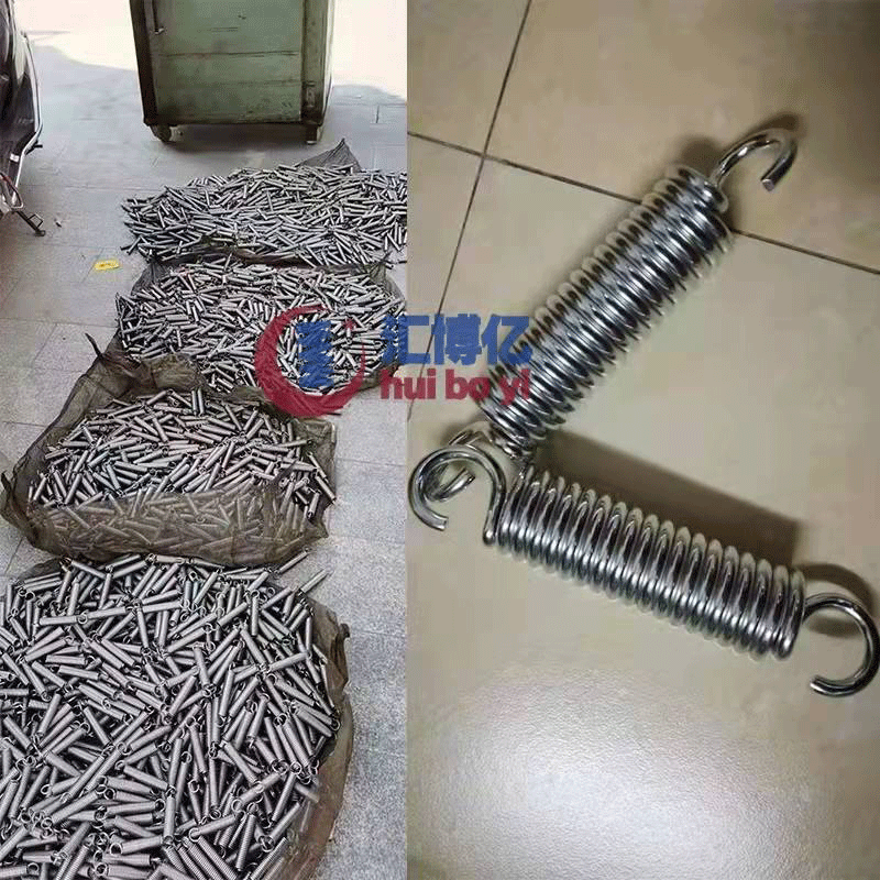Factory direct supply of double-hook tension springs, stainless steel/galvanized special-shaped belt hook tension springs, Zhongshan Spring Hardware Factory details Picture