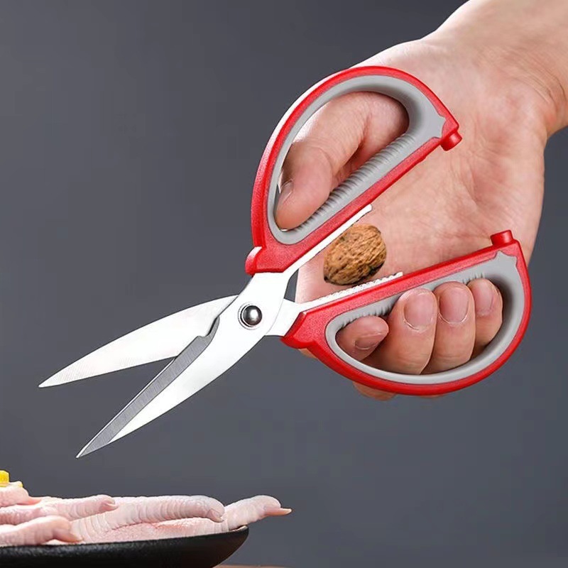 Kitchen household stainless steel household scissors, powerful kitchen multi-functional tailor scissors, student handcraft art scissors Application Scenario