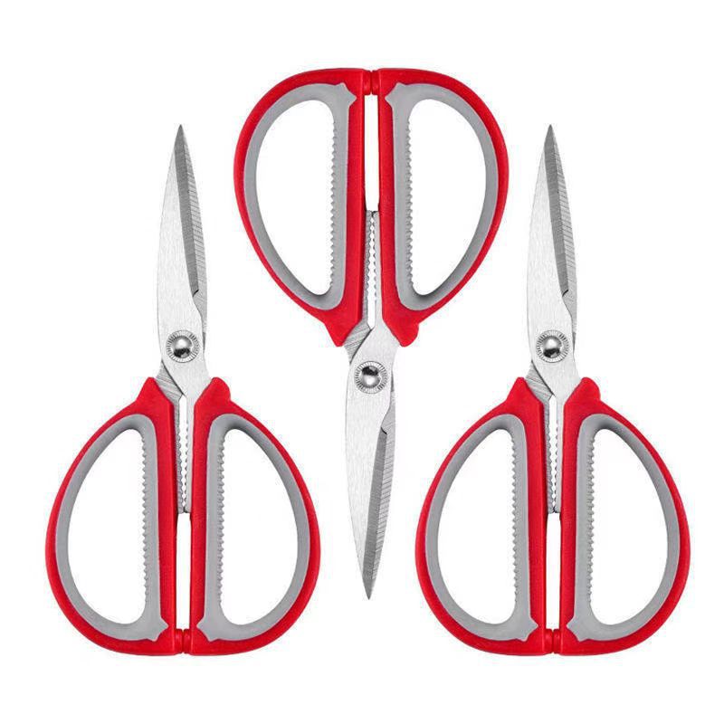 Powerful and multi-functional kitchen scissors for cutting chicken, fish bones, barbecued meat, and food for commercial use undefined