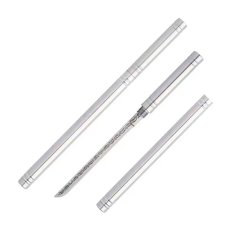 Fruit knife, King Mini stick, portable hand-held meat knife, household one-piece tea knife, camping sharp straight knife Item Picture