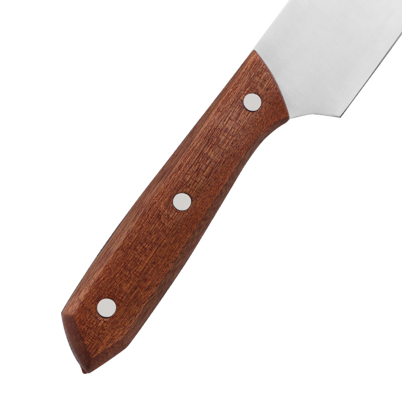 Handmade duck slicing knife, 5CR saw blade, Beijing Roast duck slicing knife, skin knife, special roast duck slicing meat Specification drawing
