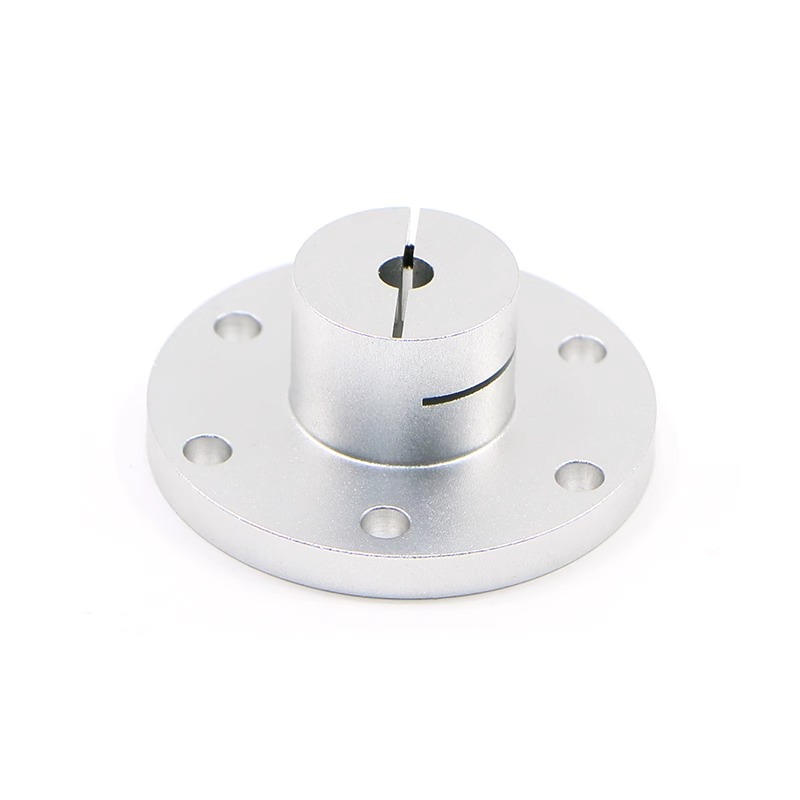 Flange coupling 8-18MM with keyway, high-quality 6061 high-strength aluminum alloy omnidirectional wheel flange Item Picture