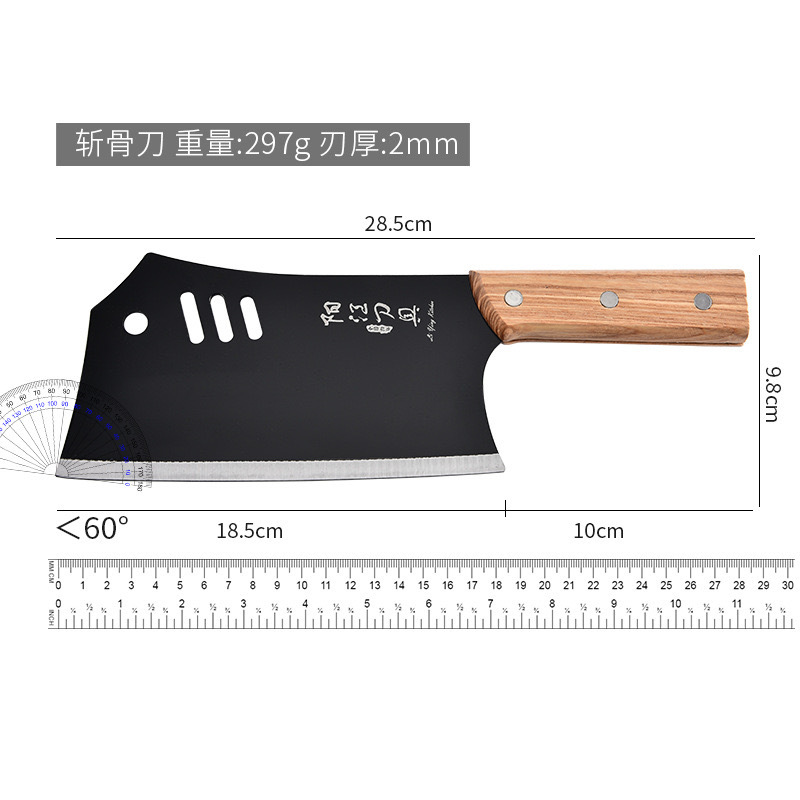 "Running around the world, Yangjiang knife manufacturer, kitchen knives, household forged kitchen knives, stainless steel knives, slicing knives, chopping knives, street vending. Application Scenario