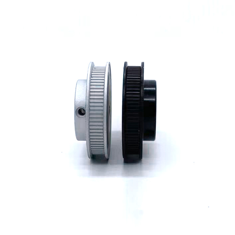 2GT synchronous pulley 80-tooth synchronous belt pulley BF type tooth width 7, inner hole 5 and 8VORON3D printer accessory transmission Specification drawing