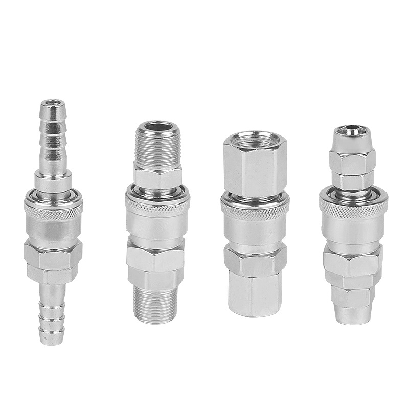 C-type quick coupling pneumatic coupling small air cannon SP/PP/SH/PH quick insertion and quick tightening internal thread air pipe external thread Item Picture