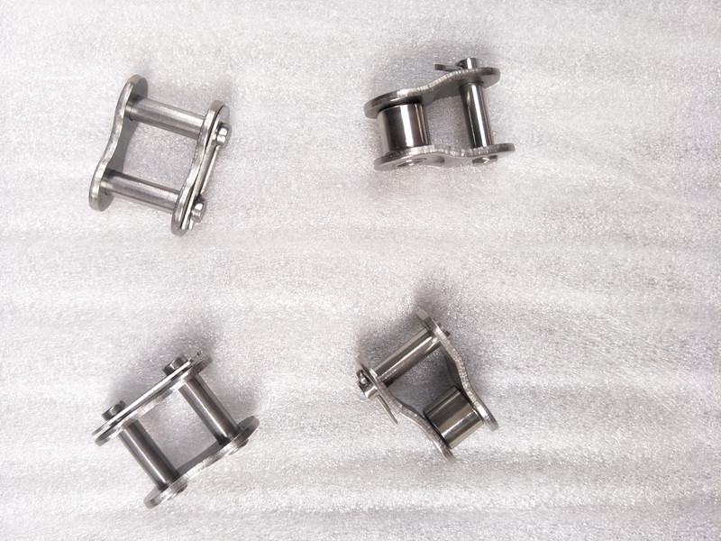 304 stainless steel chain joint, full/half joint, 3 inches 06B, 4 inches 08B, 5 inches 10A, 6 inches 12A, 16A, 20AB Item Picture