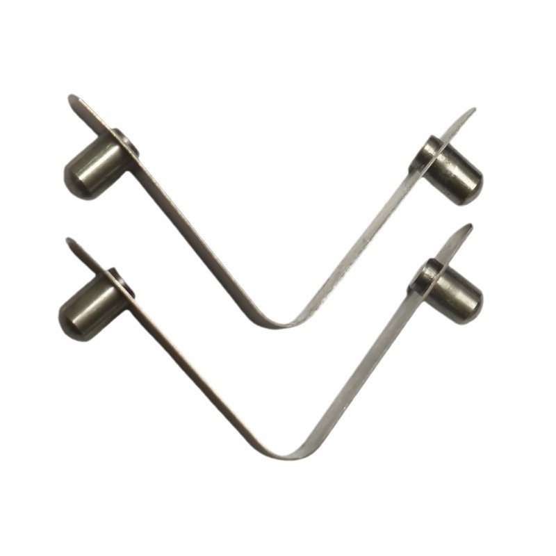 Wholesale solid V-shaped spring pieces, internal positioning spring clips, spring steel sheets, V-shaped telescopic pipe jump balls, and clips Item Picture