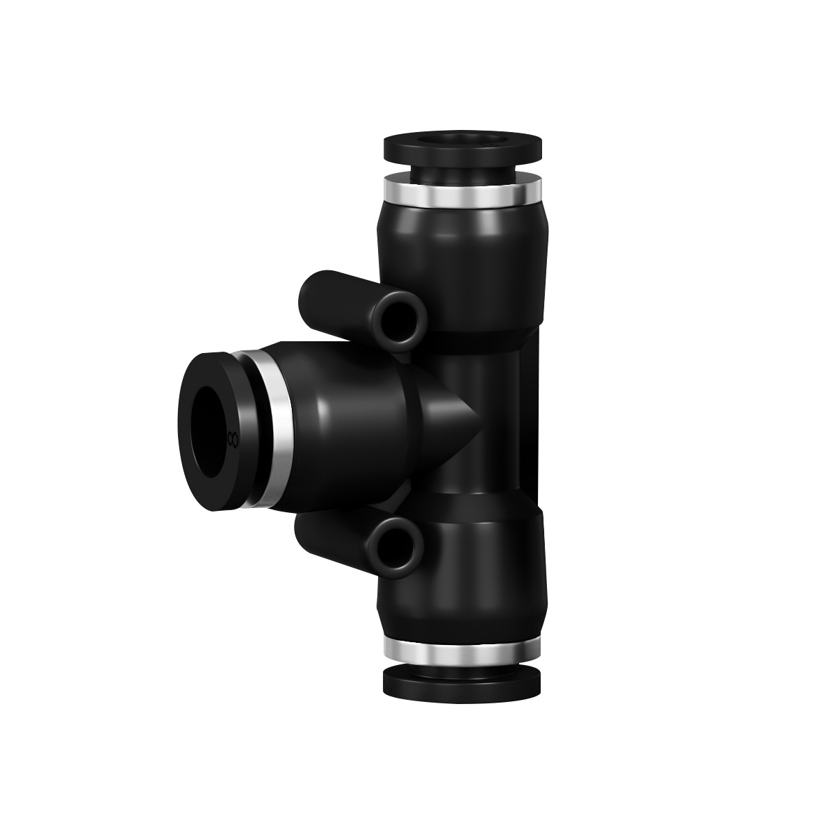 Pneumatic air pipe joint plastic quick plug quick connector T-type three-way PE-4/6/8/10/12/14/16MM Item Picture