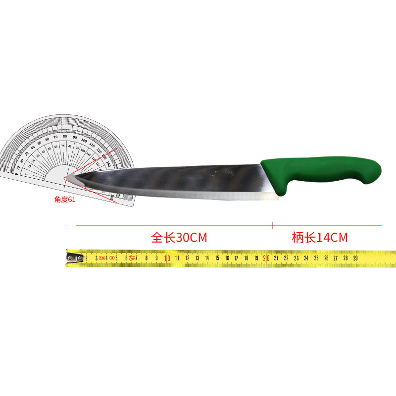 Eagle United Western Food Knife, color-separated rubber handle Chef's knife, Japanese bullknife, Fruit knife, Colored handle Chef's Cooking knife, Eagle Knight Item Picture