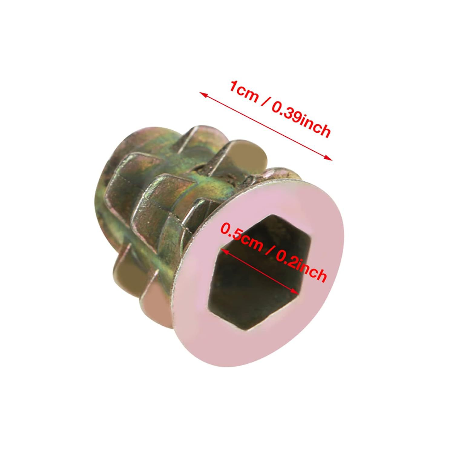 50 Stucke M5 * 10mm Zinklegierung Gewindeeinsatz Muttern Ei Application Scenario