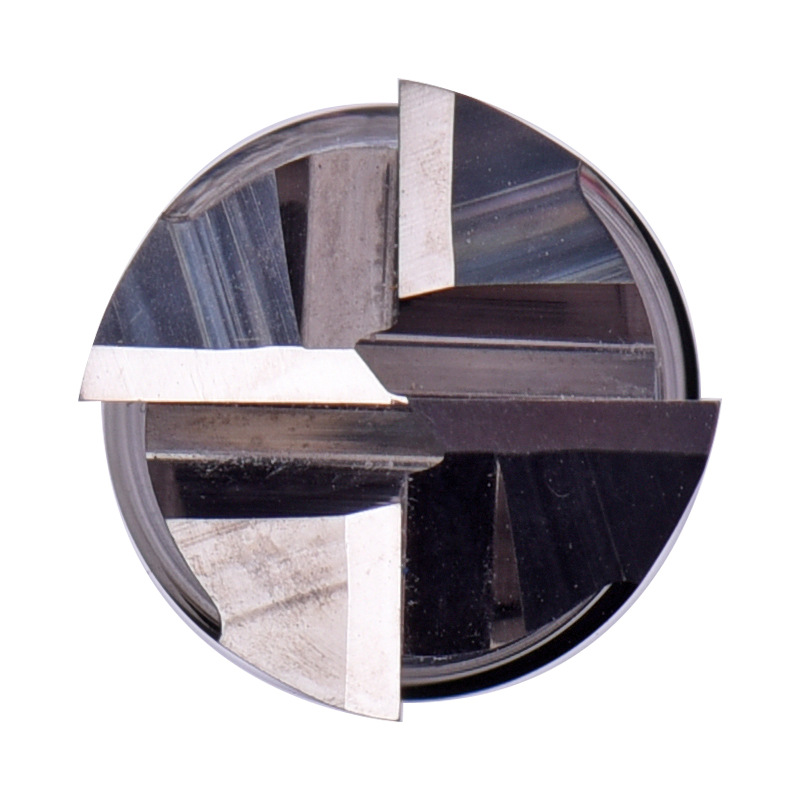 CNC metal ceramic milling cutter 65-degree flat-bottom four-edge mirror-finish super-hard ceramic milling cutter D2-D12 cross-border Application Scenario