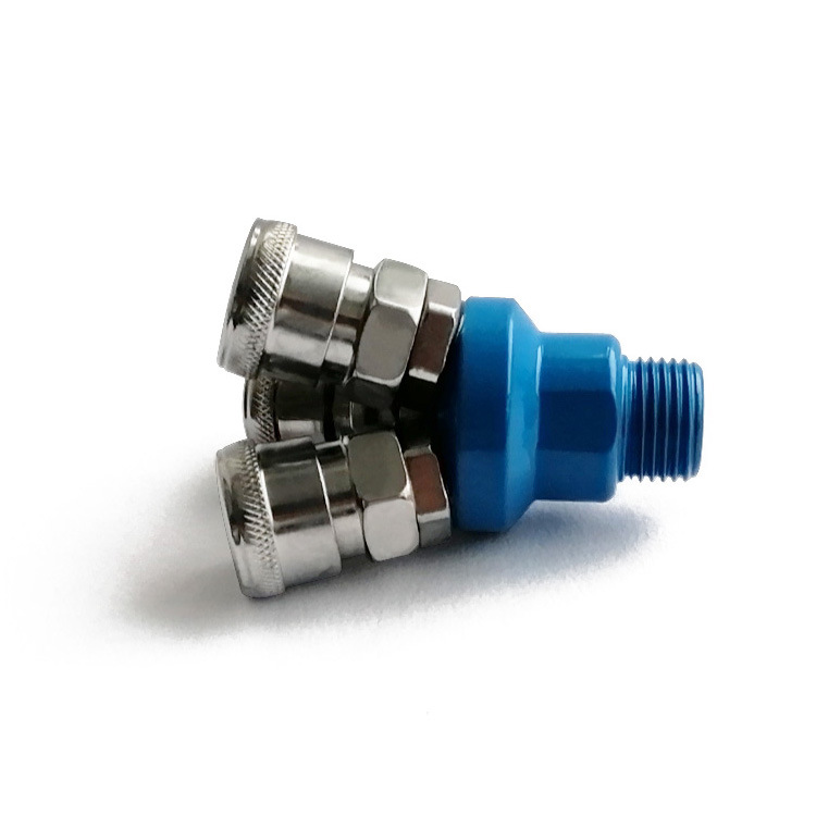 Round two-way (SMV), round three-way (SMYC), self-locking round three-way (OSMY), air compressor air pipe joint, type C air pipe joint Specification drawing