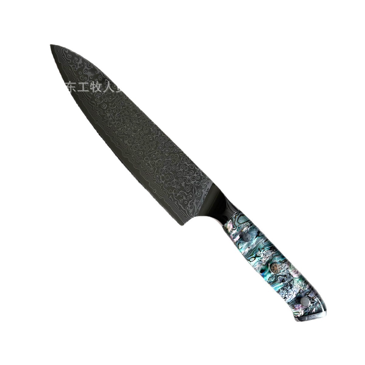The Damascus VG10 chef's sharp meat and kitchen knife, a multi-functional kitchen tool, is selling well across borders Item Picture