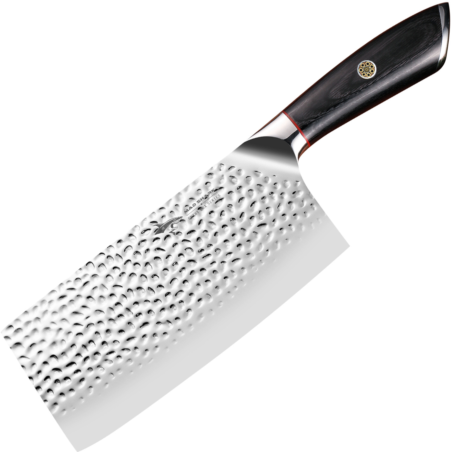 Kuangsha Household Sharp stainless Steel hammer-patterned kitchen knife and bone-chopping knife Hammer-patterned series Item Picture