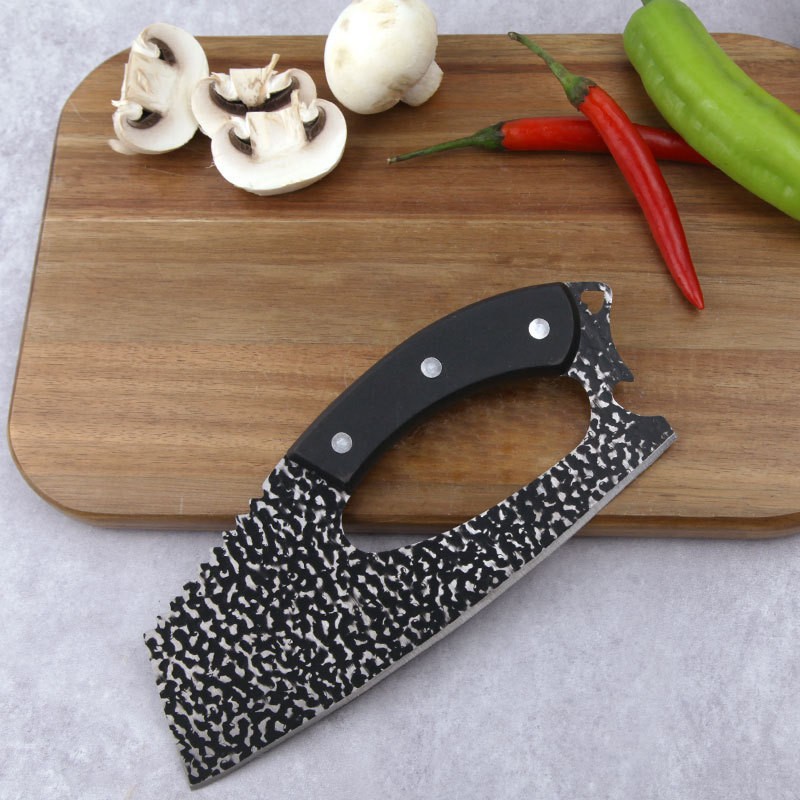 Wholesale of hammer-textured slicing knives, portable stainless steel labor-saving knives, kitchen knives with dot texture details Picture