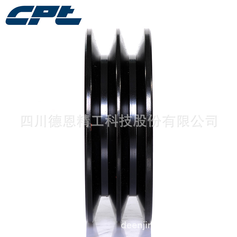 CPT European standard pulley SPA106-02-1610, pitch 106, two-slot compatible conical sleeve 1610 Specification drawing