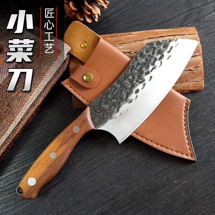 Longquan kitchen knife, stainless steel integrated kitchen knife, household cutting knife, ladies' special knife, multi-functional chef's special knife full figure