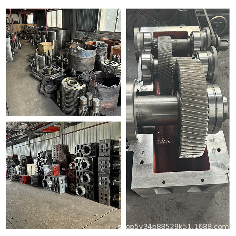 The manufacturer supplies wholesale mechanical horizontal hard-toothed helical gear reducers, extruders and ZLYJ single-screw gearboxes Specification drawing
