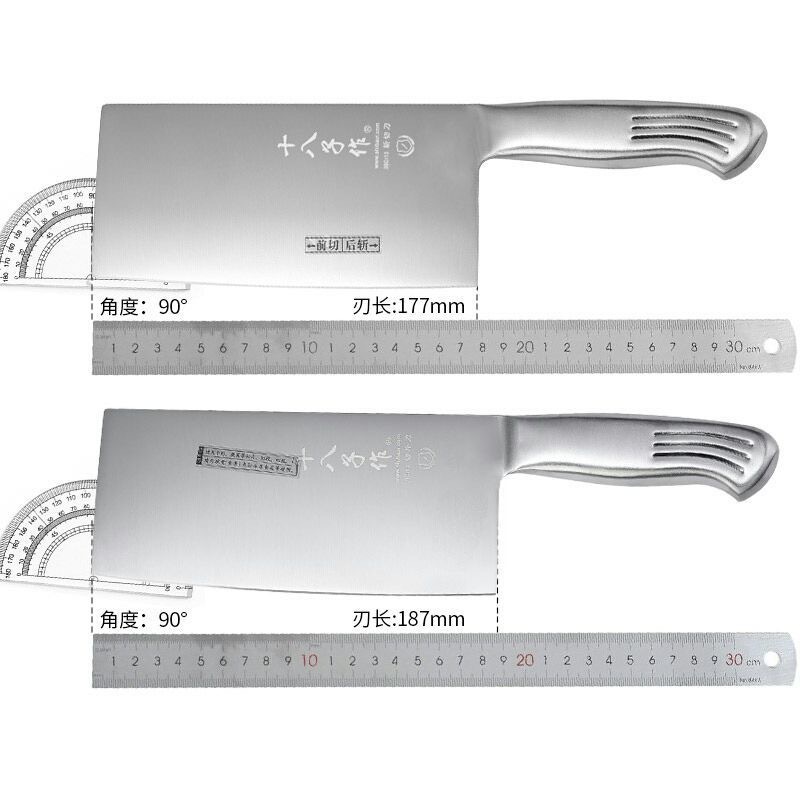 Eighteen Sons makes kitchen knives, chopping knives, household stainless steel bone-cutting knives, sharp sets, vegetable slicing knives, and kitchen knives Application Scenario