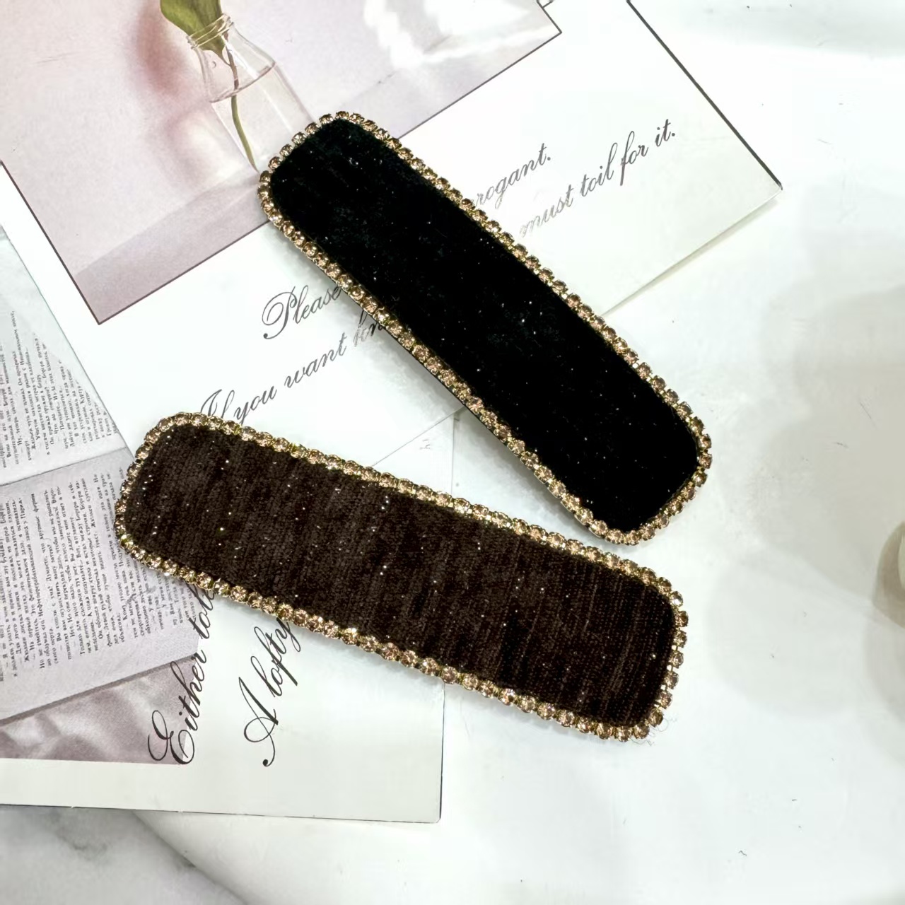 Crown children's hairpin Zircon comb-shaped toy, exquisite princess headwear, children's birthday gift Item Picture