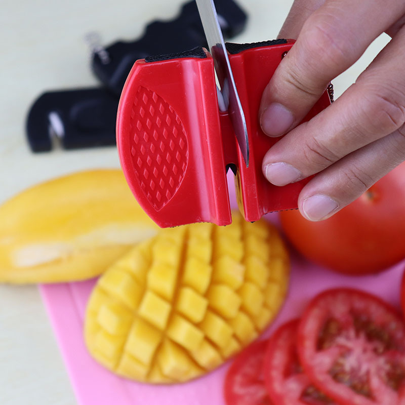 Mini knife sharpener, household portable sharpener stone, fruit knife, sharpener stick, butterfly outdoor portable sharpener Specification drawing