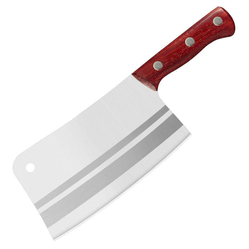 Dazu Longshui forged bone-cutting knife, slicing knife, household kitchen knife, popular kitchen knife set, street stall, roaming the world Item Picture
