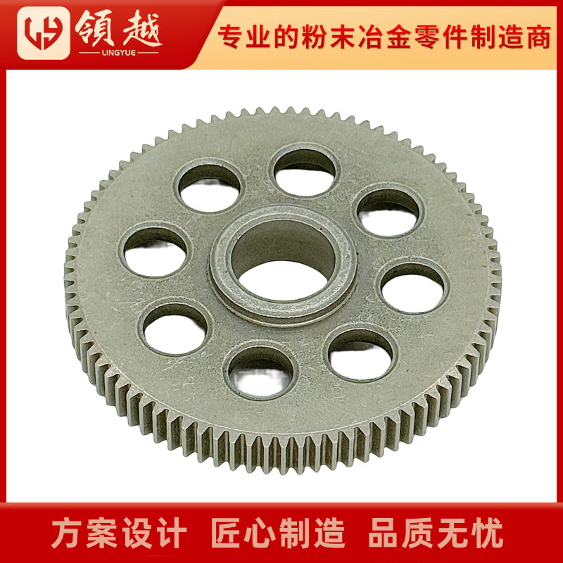 Factory direct supply of powder metallurgy spare parts, hardware, electric tools, chain saws, wear-resistant straight gears details Picture
