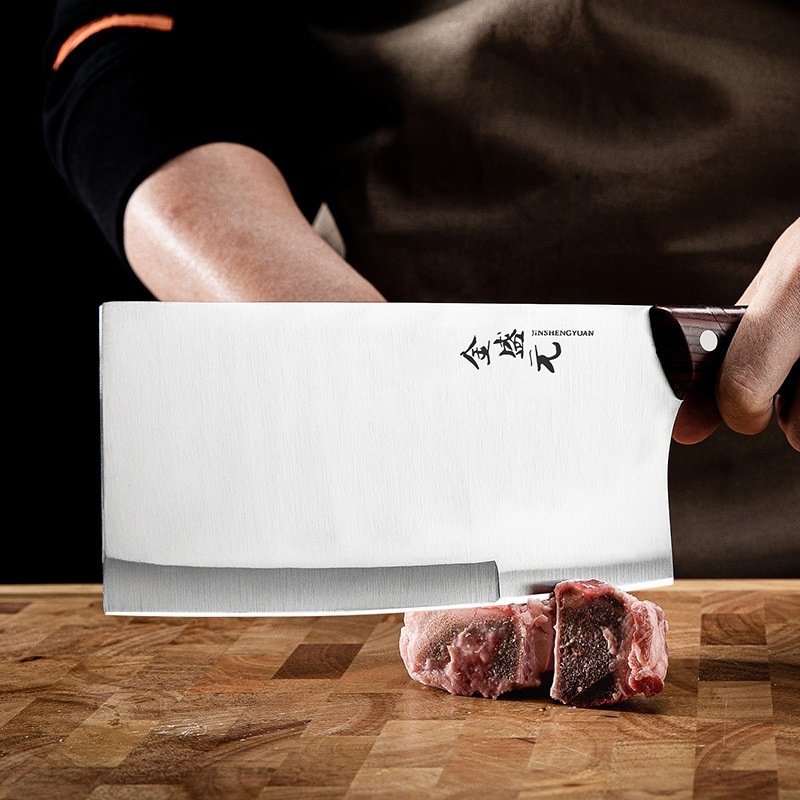 German-made stainless steel forged kitchen knives, sharp household cutting knives, bone-cutting knives, kitchen knife sets available on Amazon Specification drawing