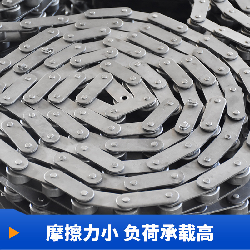 304 stainless steel chain, large pitch roller conveyor chain, mechanical chain, curved plate chain, industrial transmission chain details Picture