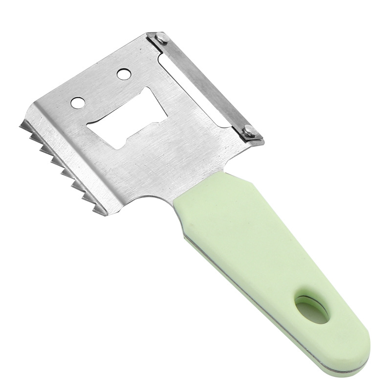 Fish scale knife bottle opener, household multi-functional peeler, a magic tool for peeling fruits, winter melon and lettuce shred Item Picture