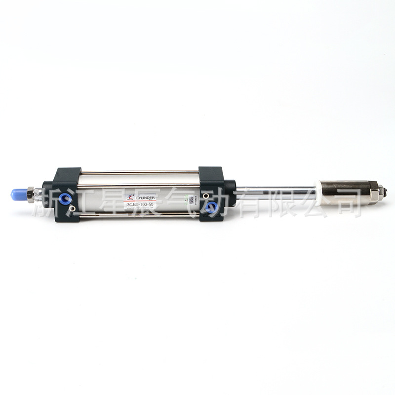 Xingchen Pneumatic SCJ standard cylinder, adjustable standard cylinder, double-acting type, pull rod type cylinder, double-acting cylinder Item Picture