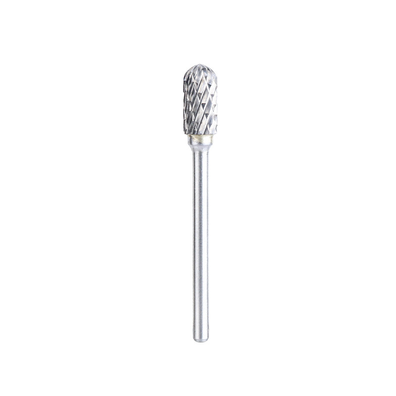 3mm handle C-shaped tungsten steel grinding head, hard alloy rotary file, double groove groove knife, cylindrical cutter head, milling cutter for grinding and engraving Item Picture