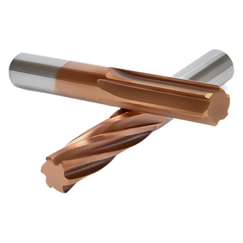 Tungsten steel reamer straight slot machine with straight handle H7H8 high-precision coated reamer, non-standard solid hard alloy reamer Item Picture