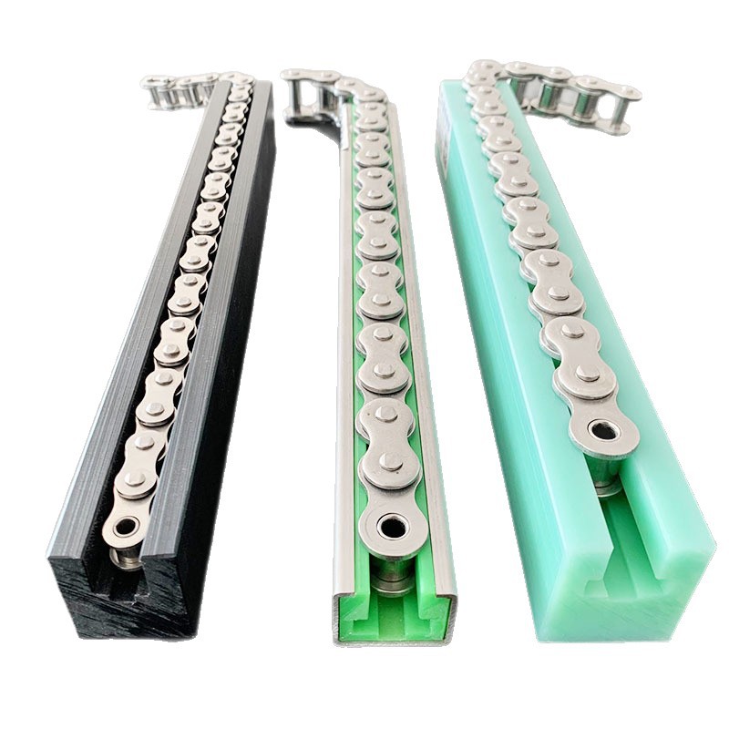 High-molecular chain guide rails, polyethylene chains, double-row guide rails, ultra-high molecular weight polyethylene chain guide rails Item Picture