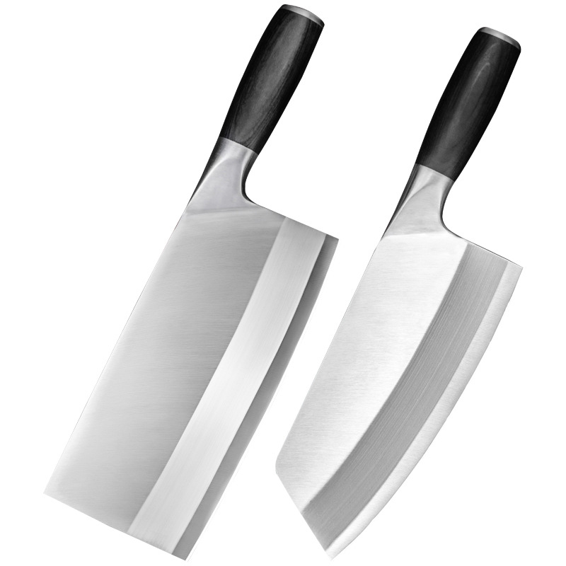 Stainless steel kitchen knives, household chef-specific knives, kitchen wooden-handled slicing knives, meat slicing knives, chopping knives, bone slicing knives Item Picture